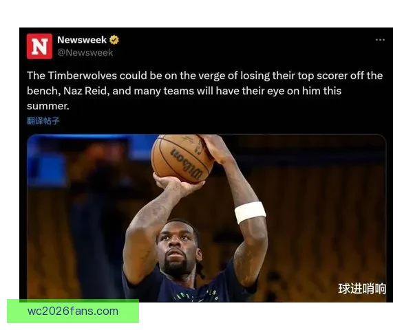 湖人计划为里夫斯开大合同今夏三大引援目标曝光